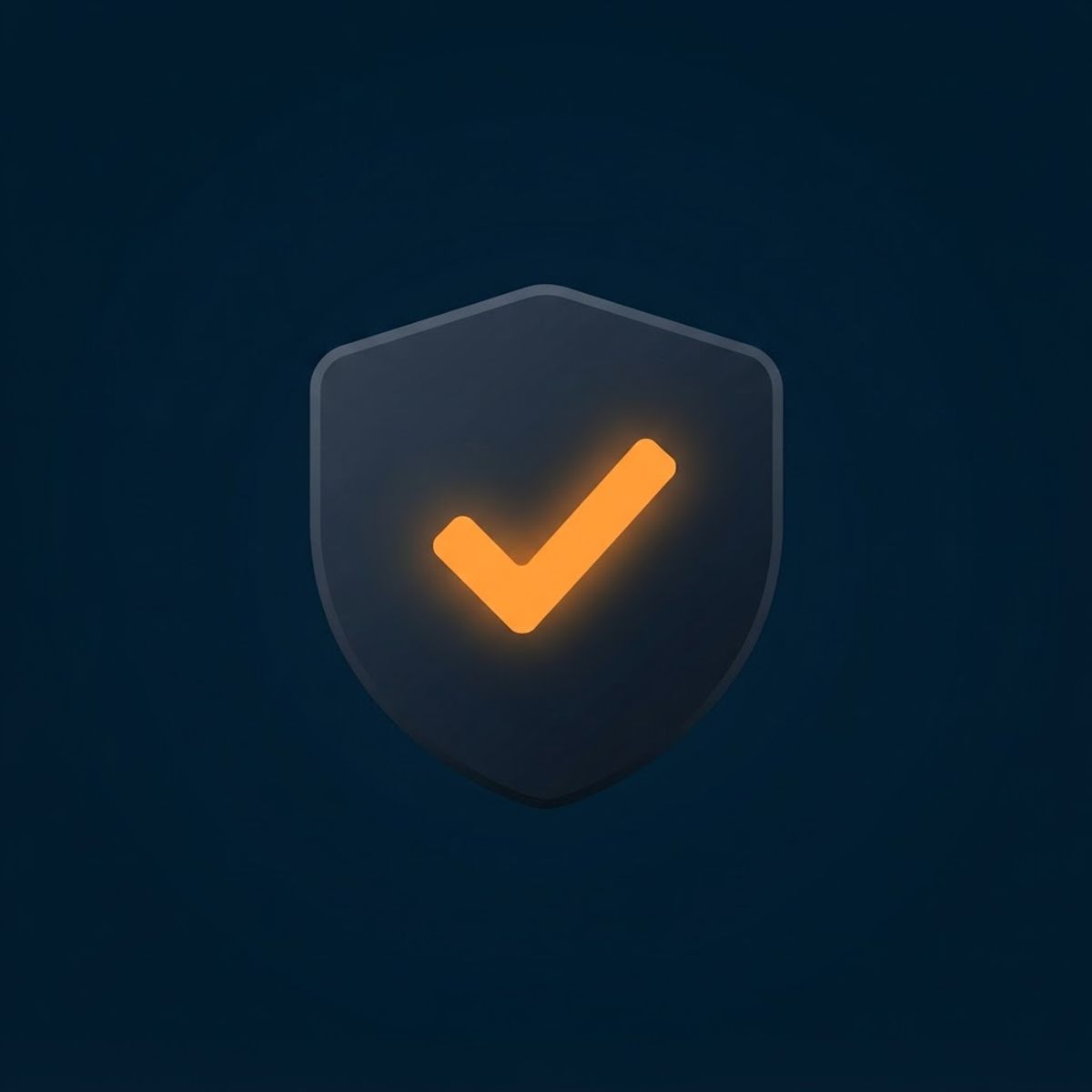Dark shield icon with checkmark for safety and responsible play
